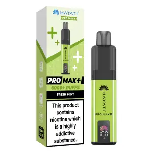 Fresh Mint Hayati Pro Max Plus 6K Prefilled Pod Vape Kit